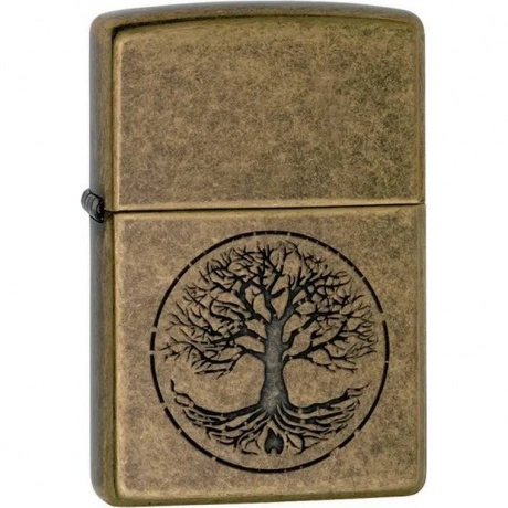 Зажигалка Zippo Classic с покрытием Antique Brass (29149)