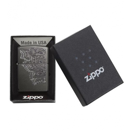 Зажигалка Zippo Classic с покрытием Gray (29431) - фото 5