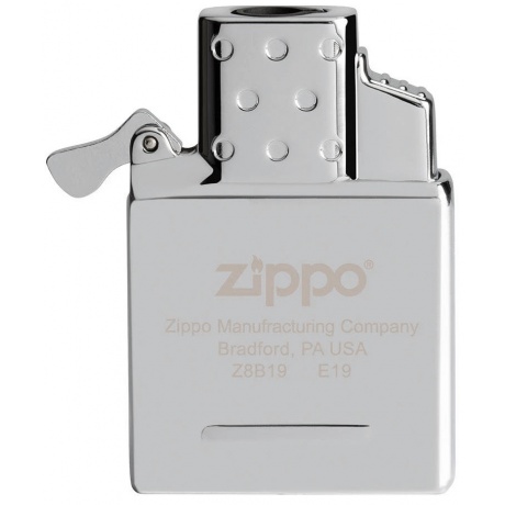 Газовый вставной блок для широкой зажигалки Zippo одинарное пламя, нержавеющая сталь (65826) - фото 3