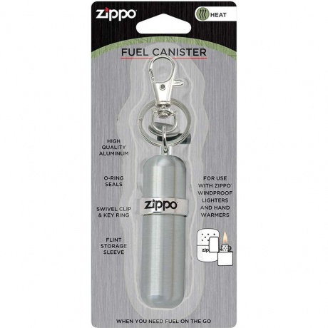 Баллончик для топлива Zippo Canistet, серебристый (121503) - фото 3