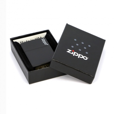 Зажигалка Zippo ZL с покрытием Black Matte (218ZL) - фото 5