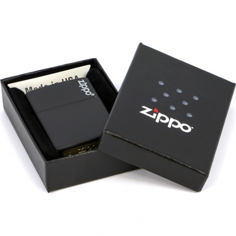 Зажигалка Zippo ZL с покрытием Black Matte (218ZL) - фото 5