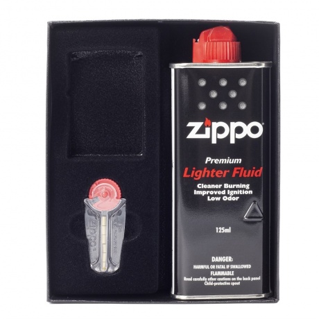 Набор подарочный для широкой зажигалки Zippo черный (50R) - фото 1