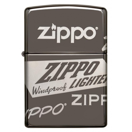 Зажигалка Zippo Classic с покрытием Black Ice (49051) - фото 1