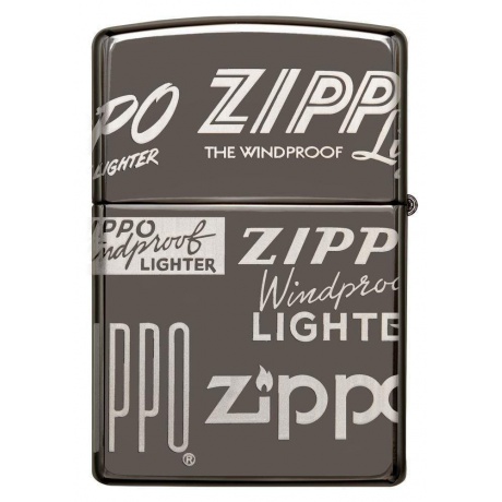 Зажигалка Zippo Classic с покрытием Black Ice (49051) - фото 2
