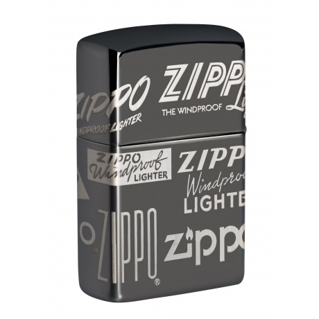 Зажигалка Zippo Classic с покрытием Black Ice (49051) - фото 3