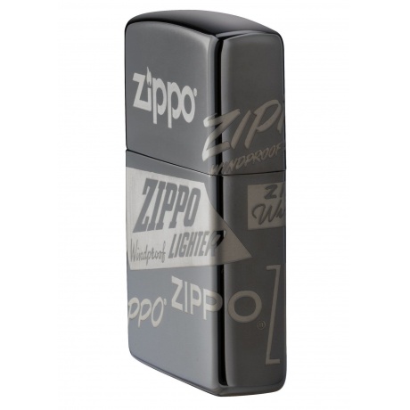 Зажигалка Zippo Classic с покрытием Black Ice (49051) - фото 4