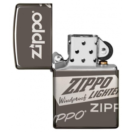 Зажигалка Zippo Classic с покрытием Black Ice (49051) - фото 5