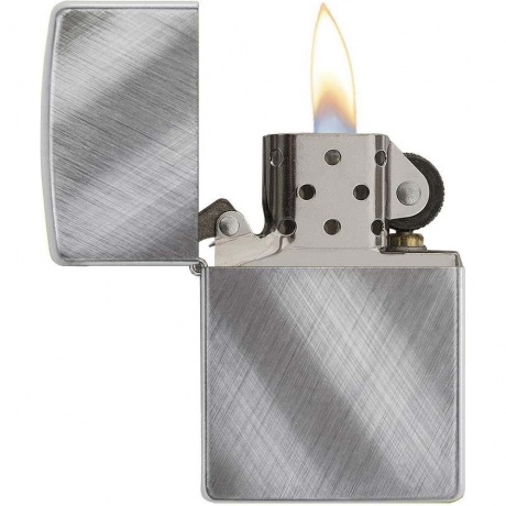 Зажигалка Zippo с покрытием Brushed Chrome (28182) - фото 4