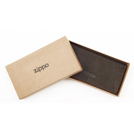 Кожаный тройной кисет для табака Zippo коричневый (2005130) - фото 5