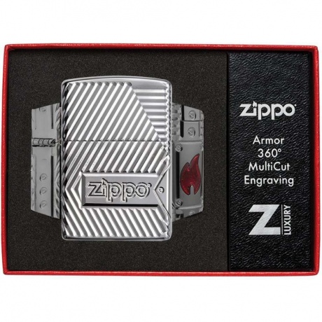 Зажигалка Zippo Armor с покрытием High Polish Chrome (29672) - фото 8