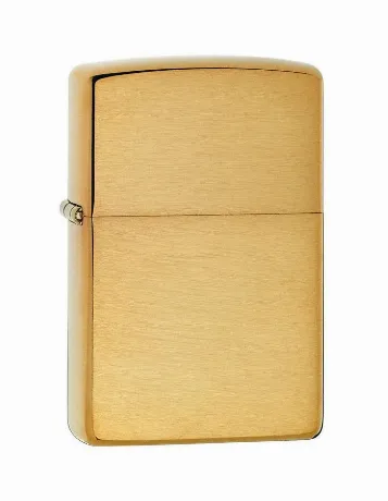 Зажигалка Zippo с покрытием Brushed Brass (204B)