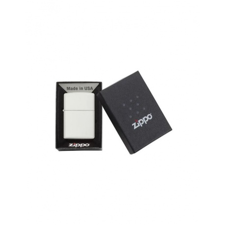 Зажигалка Zippo Classic с покрытием White Matte (214) - фото 7