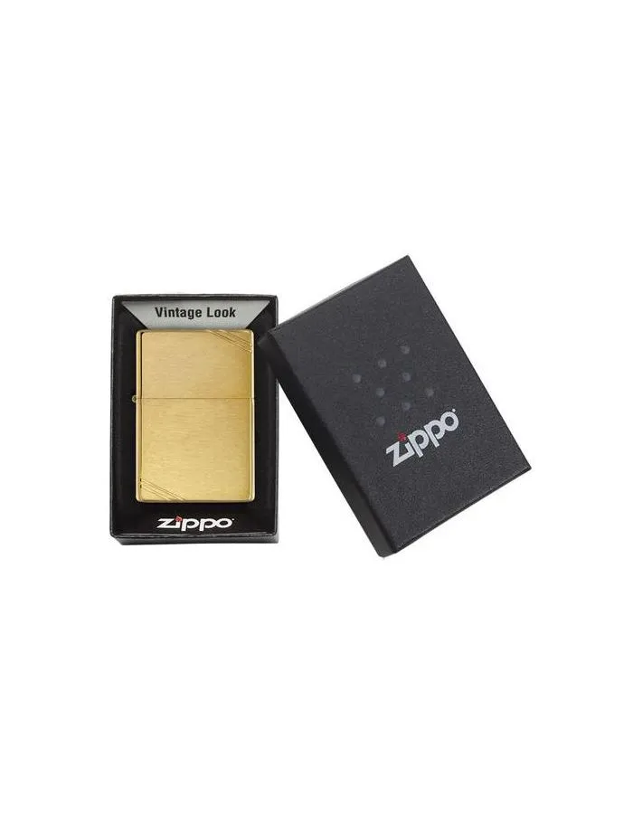 Зажигалка Zippo с покрытием Brushed Brass (240) - фото 5