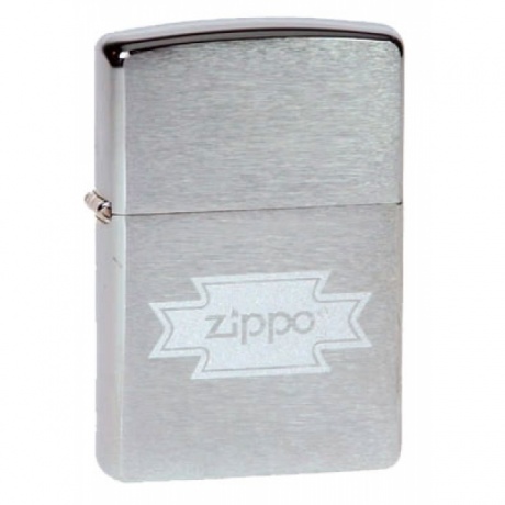 Зажигалка Zippo с покрытием Brushed Chrome (200 Zippo) - фото 1