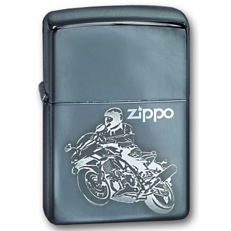 Зажигалка Zippo с покрытием High Polish Chrome (150 Moto) - фото 1