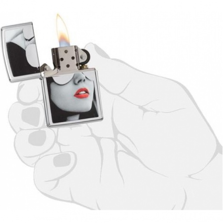 Зажигалка Zippo с покрытием High Polish Chrome (28274) - фото 3