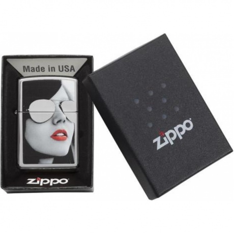 Зажигалка Zippo с покрытием High Polish Chrome (28274) - фото 4