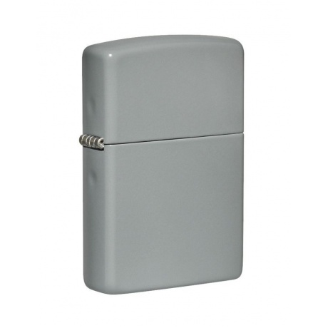 Зажигалка Zippo Classic с покрытием Flat Grey, латунь/сталь, серая, глянцевая, 38x13x57 мм - фото 1