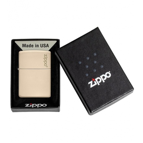 Зажигалка Zippo Classic с покрытием Flat Sand, латунь/сталь, бежевая, глянцевая, 38x13x57 мм - фото 9