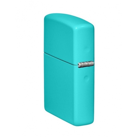 Зажигалка Zippo Classic с покрытием Flat Turquoise, латунь/сталь, бирюзовая, глянцевая, 38x13x57 мм - фото 8