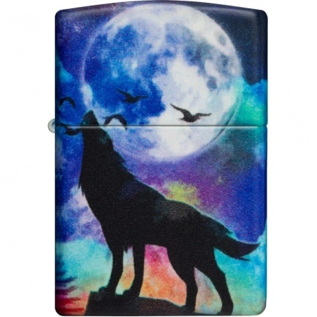 Зажигалка Zippo Wolf Design с покрытием 540 Matte, латунь/сталь,...