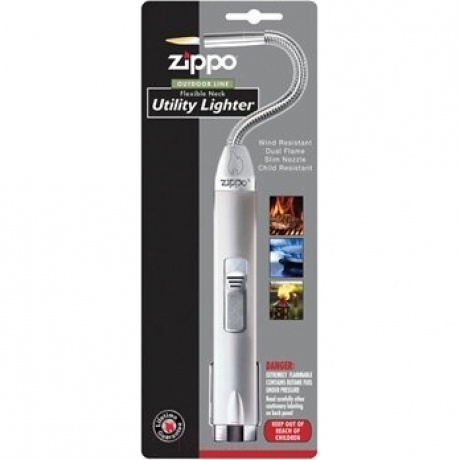 Зажигалка газовая Zippo Flex Neck, сталь, серебристая, 25x12x289 мм - фото 2
