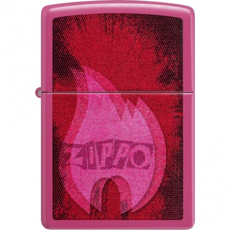 Зажигалка Zippo Pulse с покрытием Frequency малиновая глянцевая - фото 1