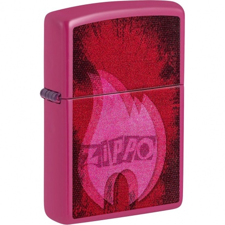 Зажигалка Zippo Pulse с покрытием Frequency малиновая глянцевая - фото 2