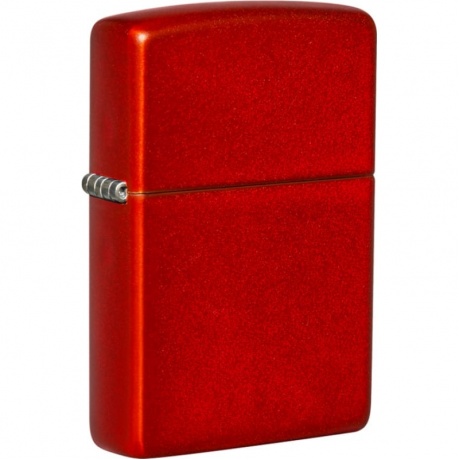Зажигалка Zippo Classic с покрытием Metallic Red красная - фото 1