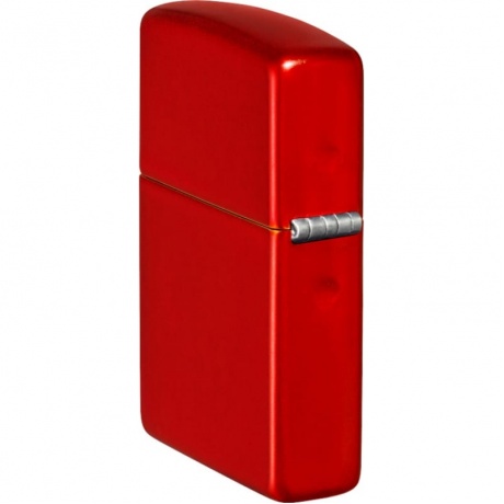 Зажигалка Zippo Classic с покрытием Metallic Red красная - фото 4