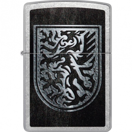 Зажигалка Zippo Dragon Design с покрытием Street Chrome серебристая - фото 2