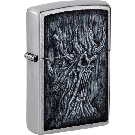 Зажигалка Zippo Evil Tree с покрытием Street Chrome серебристая - фото 1