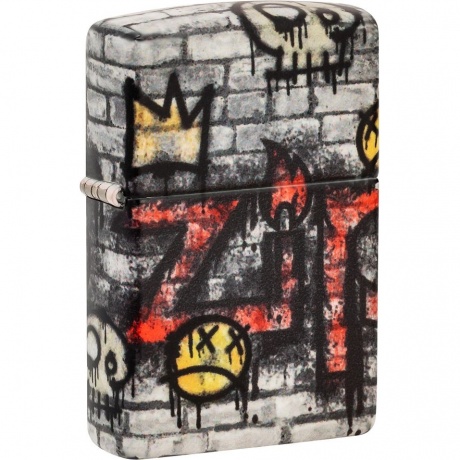Зажигалка Zippo Graffiti King с покрытием 540 Matte разноцветная матовая