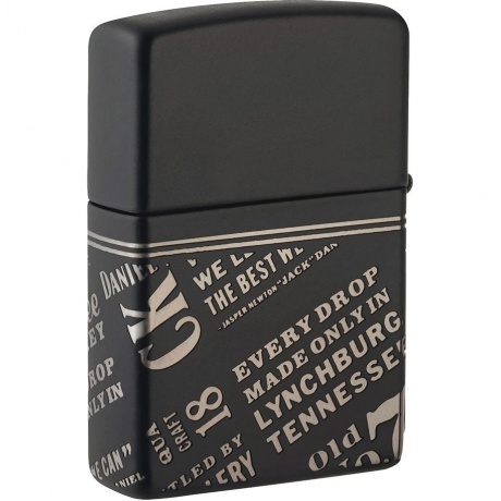 Зажигалка Zippo Jack Daniel's с покрытием Black Matte разноцветная - фото 6