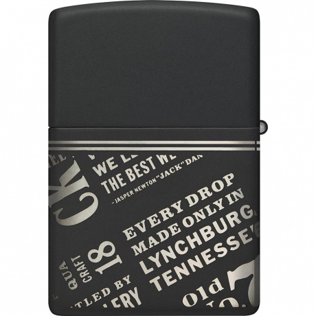 Зажигалка Zippo Jack Daniel's с покрытием Black Matte разноцветная - фото 9