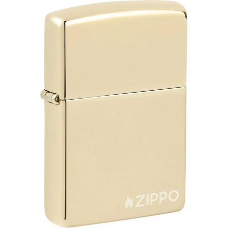 Зажигалка Zippo Logo с покрытием Champagne золотистая глянцевая - фото 1