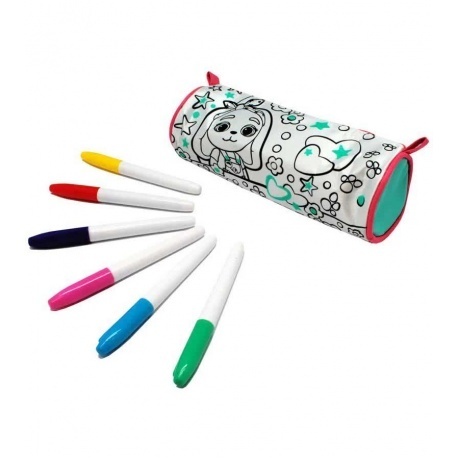 Сумка-пенал тубус для раскрашивания &quot;Милые подружки&quot; - фото 2