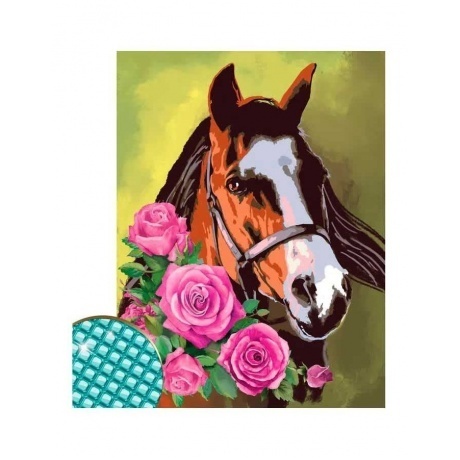 Алмазная вышивка Школа талантов 30х40 см "Лошадь" арт.3679118 - фото 1