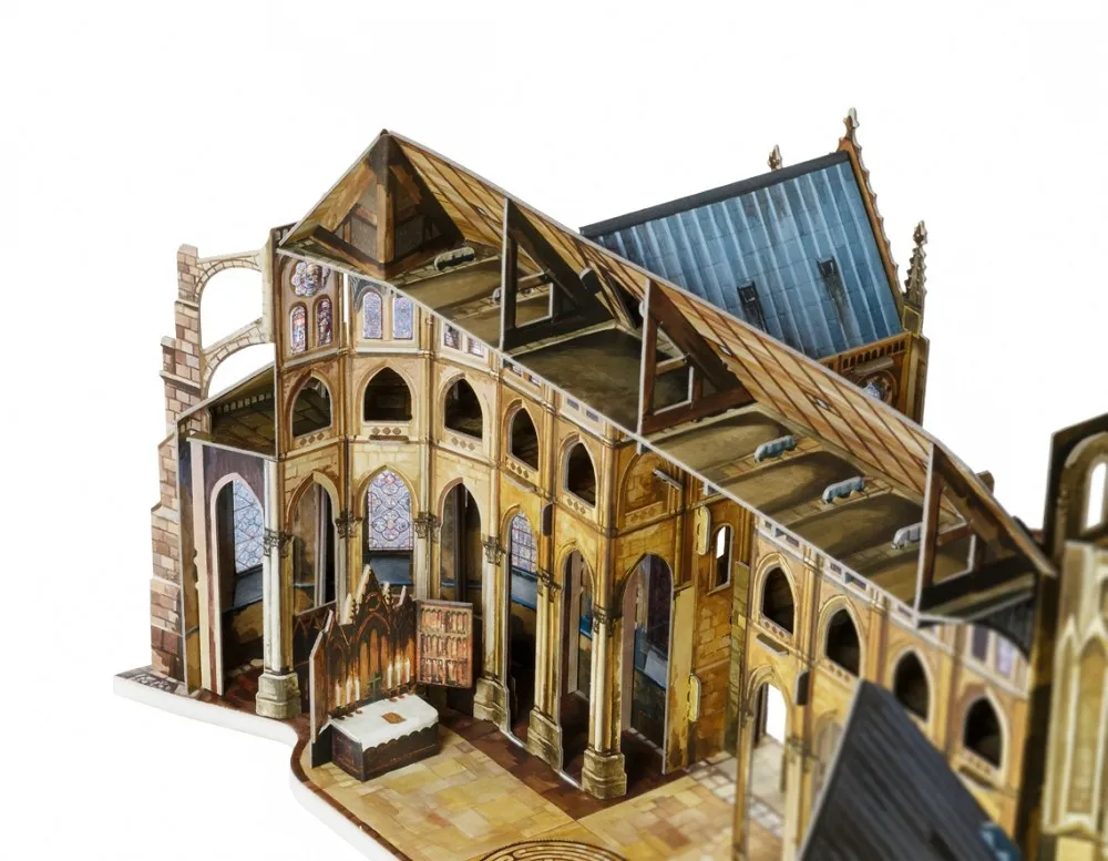 Сборная модель УмБум "Готический собор" /6 - фото 3