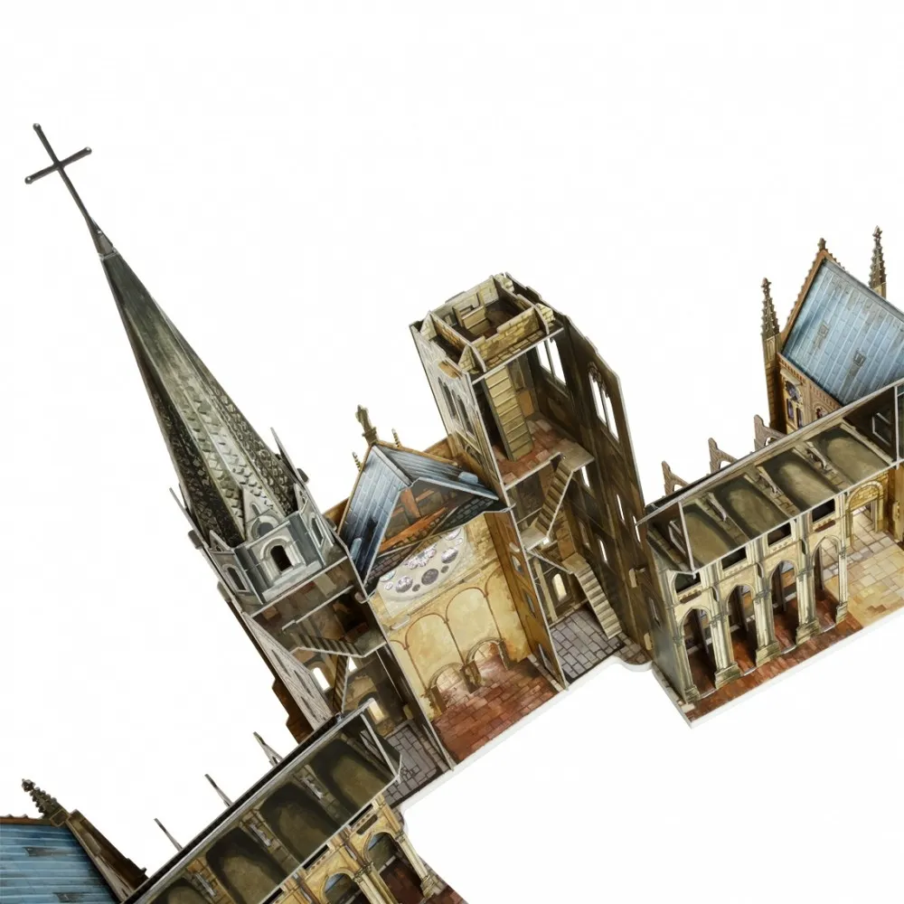 Сборная модель УмБум "Готический собор" /6 - фото 4