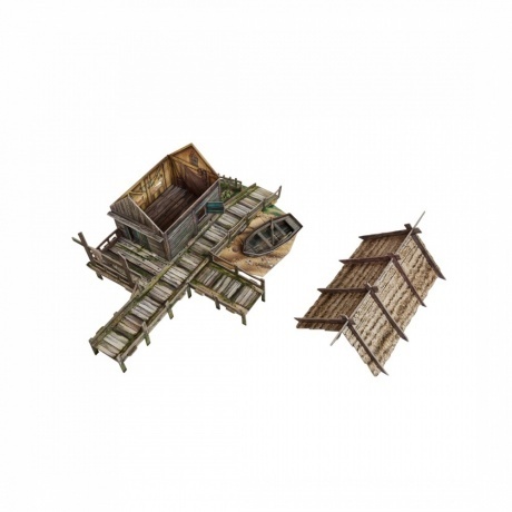 Сборная модель УмБум &quot;Рыбацкая хижина. Волшебные королевства&quot; - фото 3