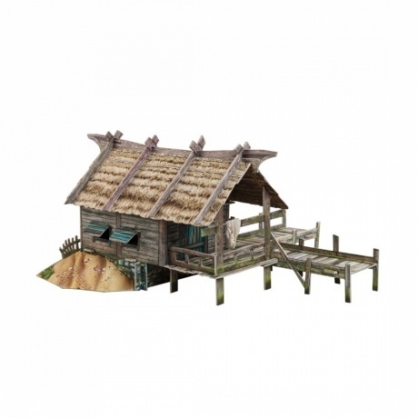 Сборная модель УмБум &quot;Рыбацкая хижина. Волшебные королевства&quot; - фото 6