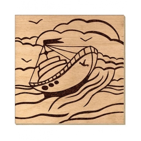 371002 Набор для выжигания Маленький кораблик - фото 4