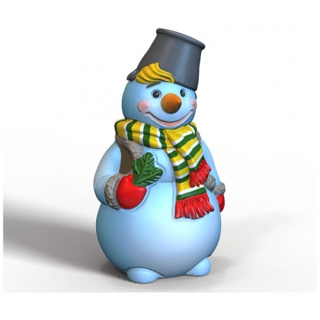 Игрушка-раскраска Lori 3D Art &quot;Забавный снеговик&quot; - фото 5