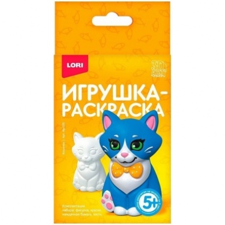 Игрушка-раскраска Lori 3D Art "Кошечка" - фото 7