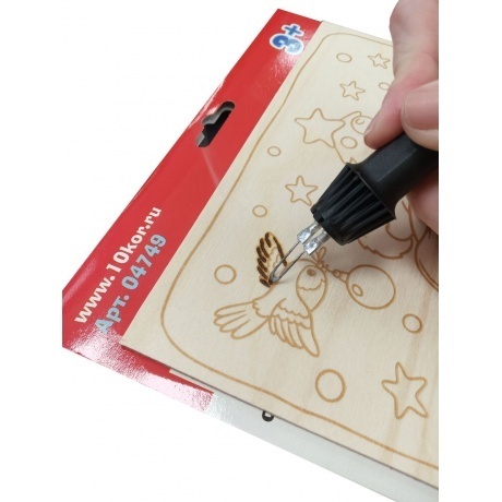 Выжигание.Доска для выжигания и росписи"Зимний лес" - фото 4