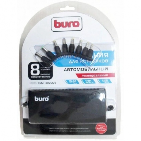 Блок питания Buro BUM-1200C120 ручной 120W - фото 20