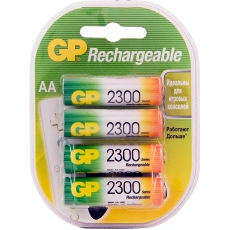 

Аккумулятор GP 230AAHC AA NiMH 2300mAh (4шт)