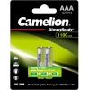 Аккумулятор Camelion AAA-1100mAh Ni-Mh BL-2 (NH-AAA1100BP2, 1.2В...